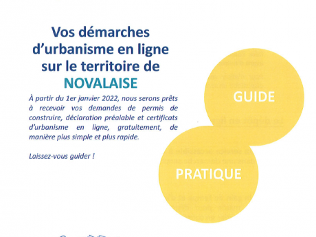 Les dmarches d'urbanisme pour Novalaise sont disponibles en ligne 