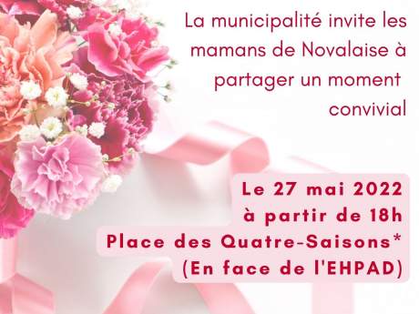 La municipalité invite à fêter les mamans de Novalaise le 27 mai