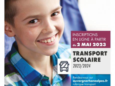 Transports scolaires pour 2023/2024, inscriptions, horaires