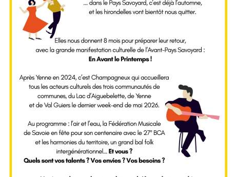 En Avant le Printemps ... 2026 !